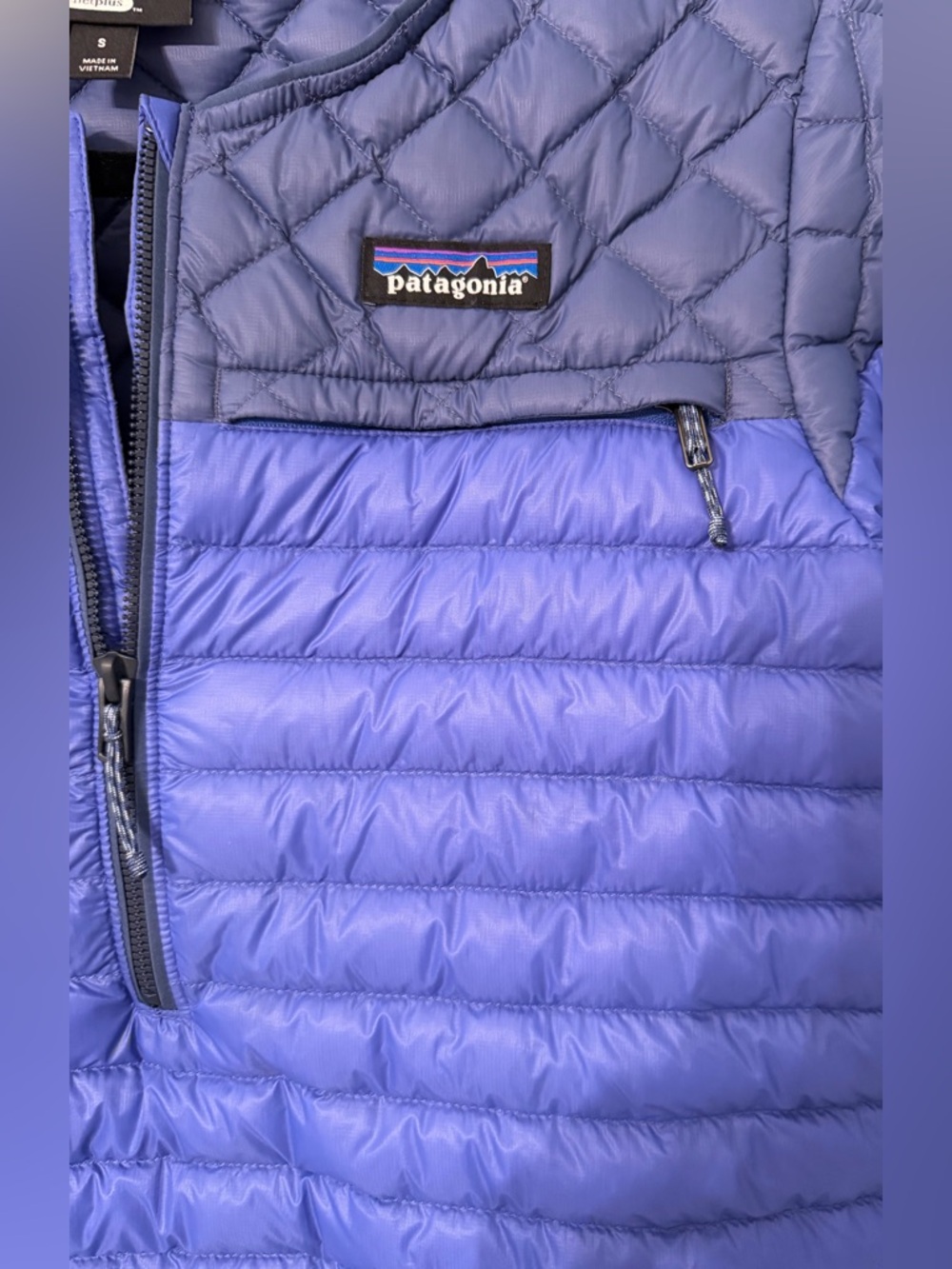 NWOT! 💙 Patagonia AlpLight Down Pullover Womens 800 Fill Packable Jacket - Picture 5 of 8